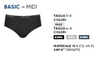 TRIUMEN MIDI- men midi slip uomo cotone basic midi - Fratelli Parenti